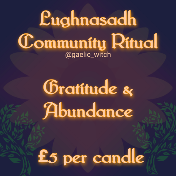 Lughnasadh Community Ritual
