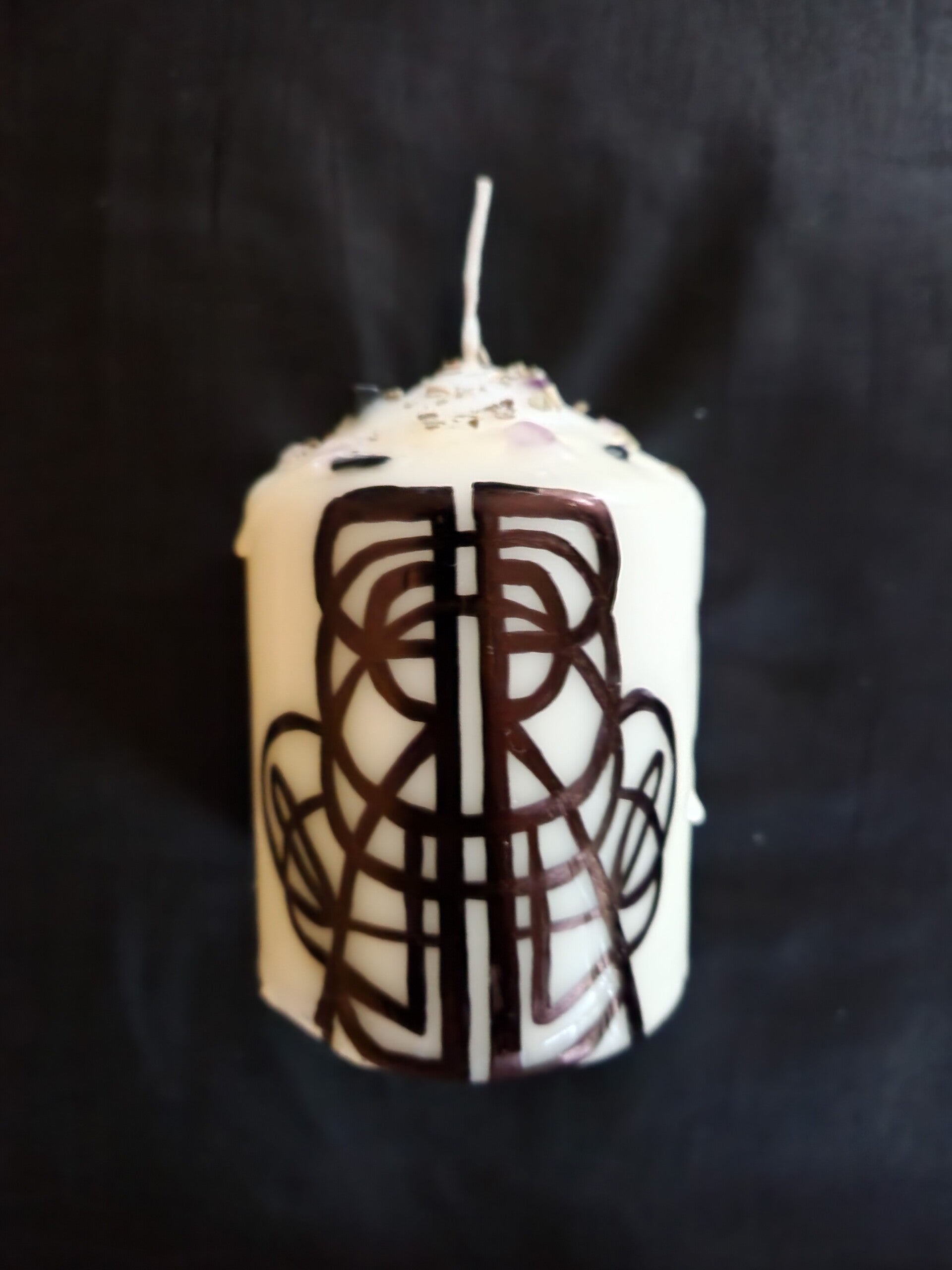 Protection spell candle