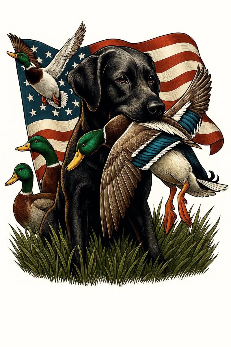 American duck dog kids