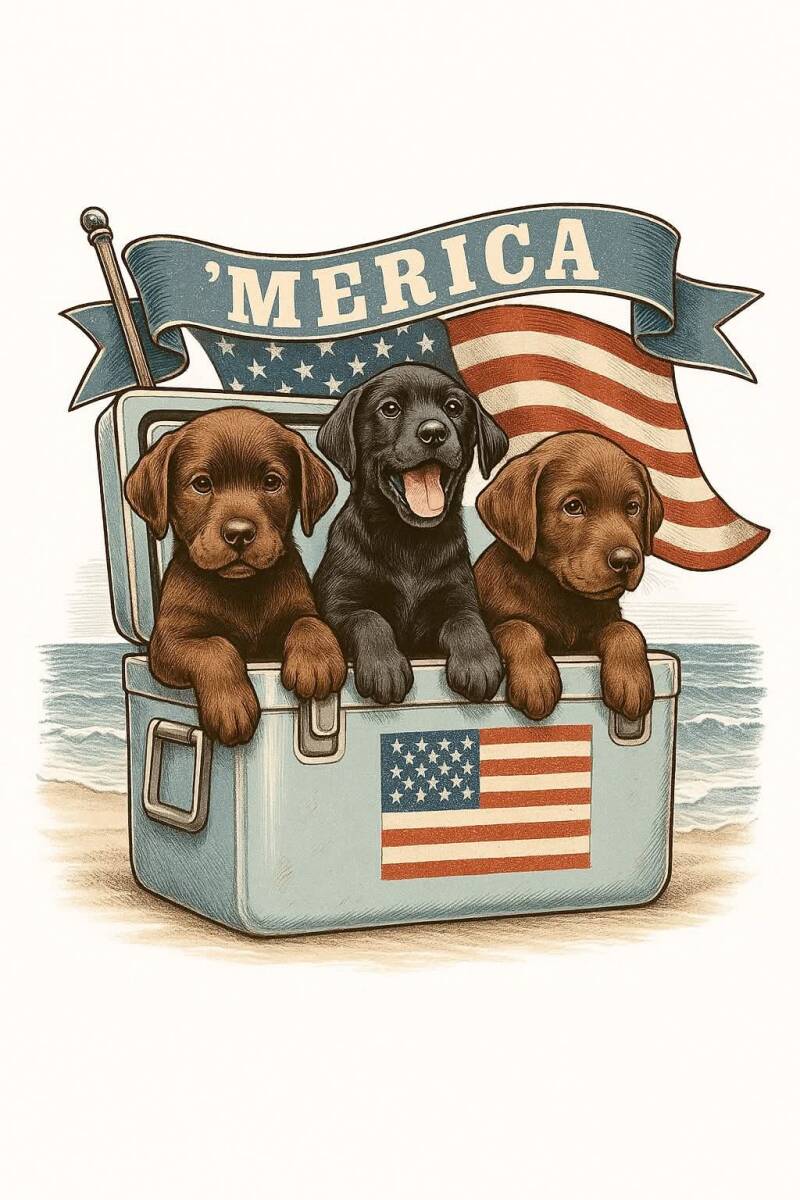 American puppies kids