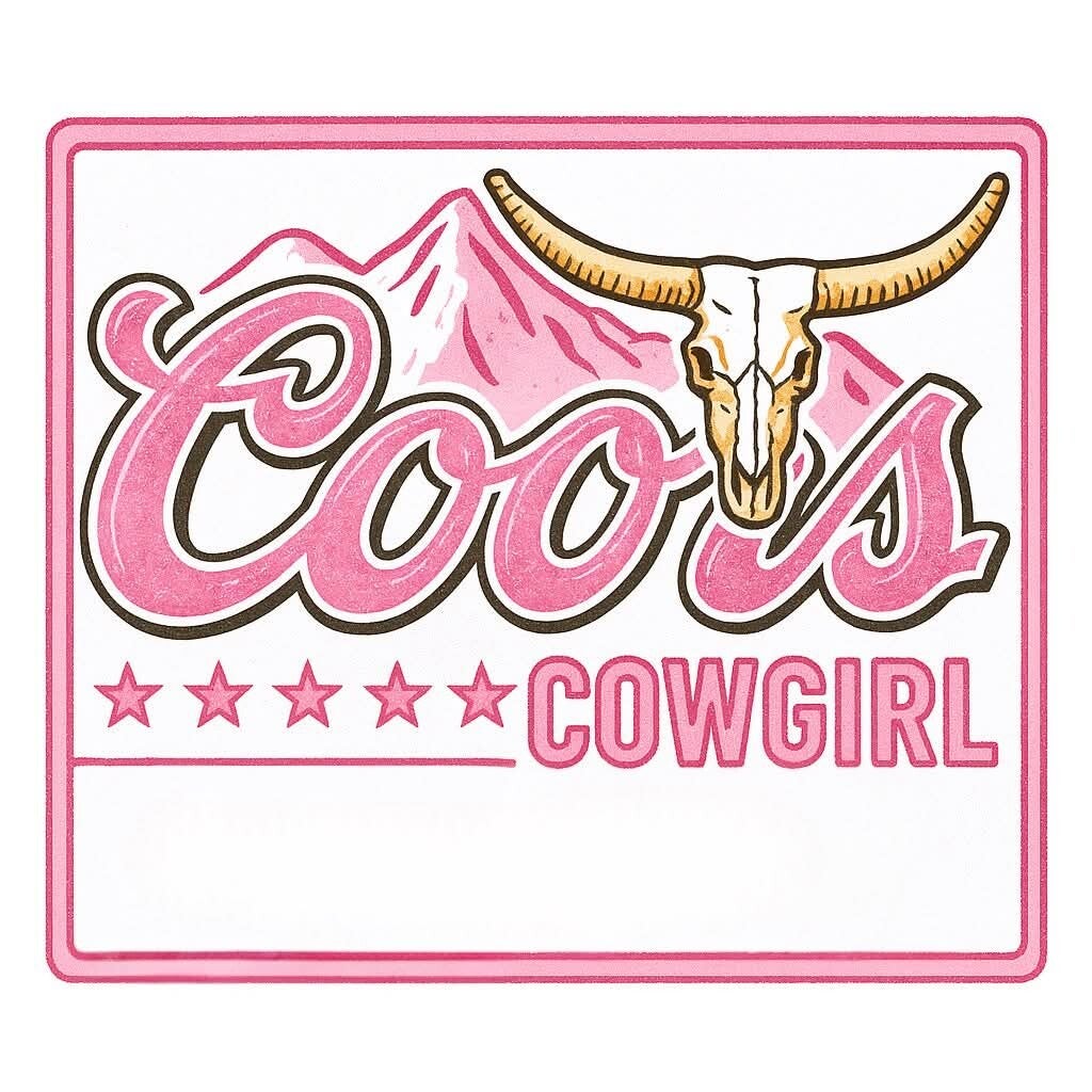 Coors cowgirl