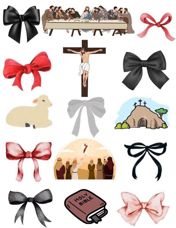 Jesus and bows