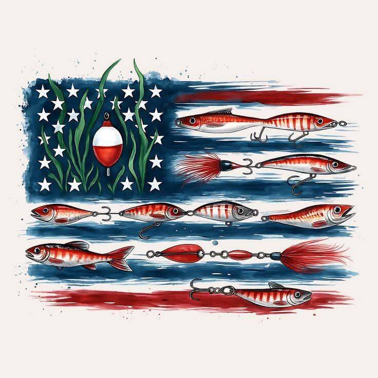 American fishing kids