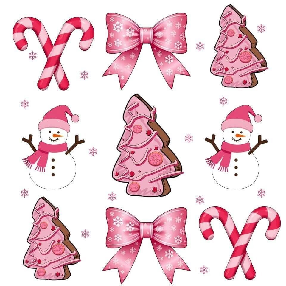 A pink Christmas