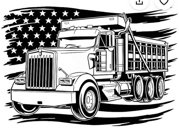 White and black bump truck kids