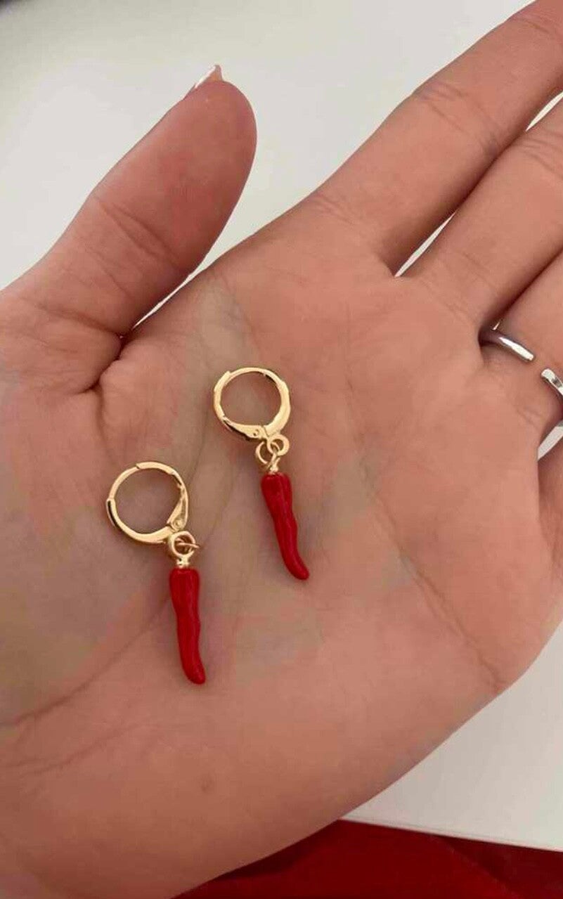 Pendientes guindilla