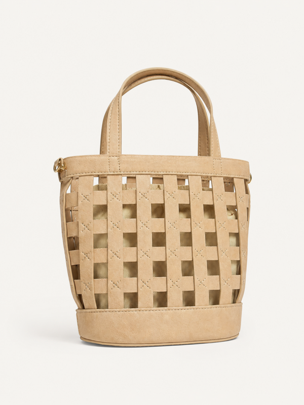Bolso saquito rejilla