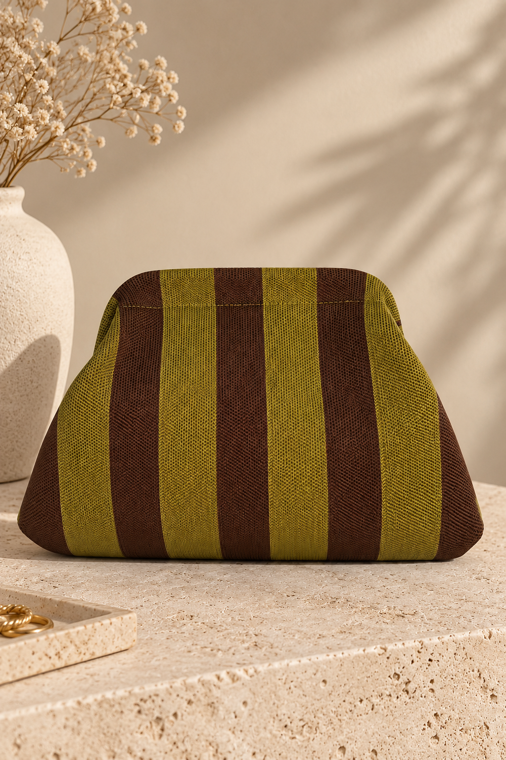 Bolso clutch tela