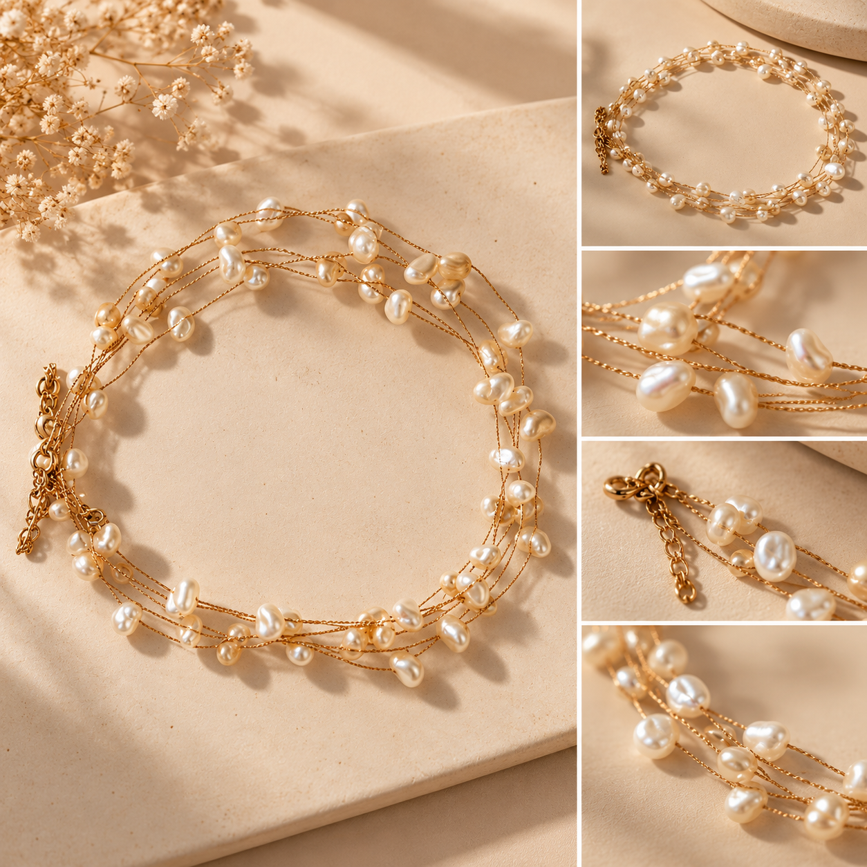 Collar perlas