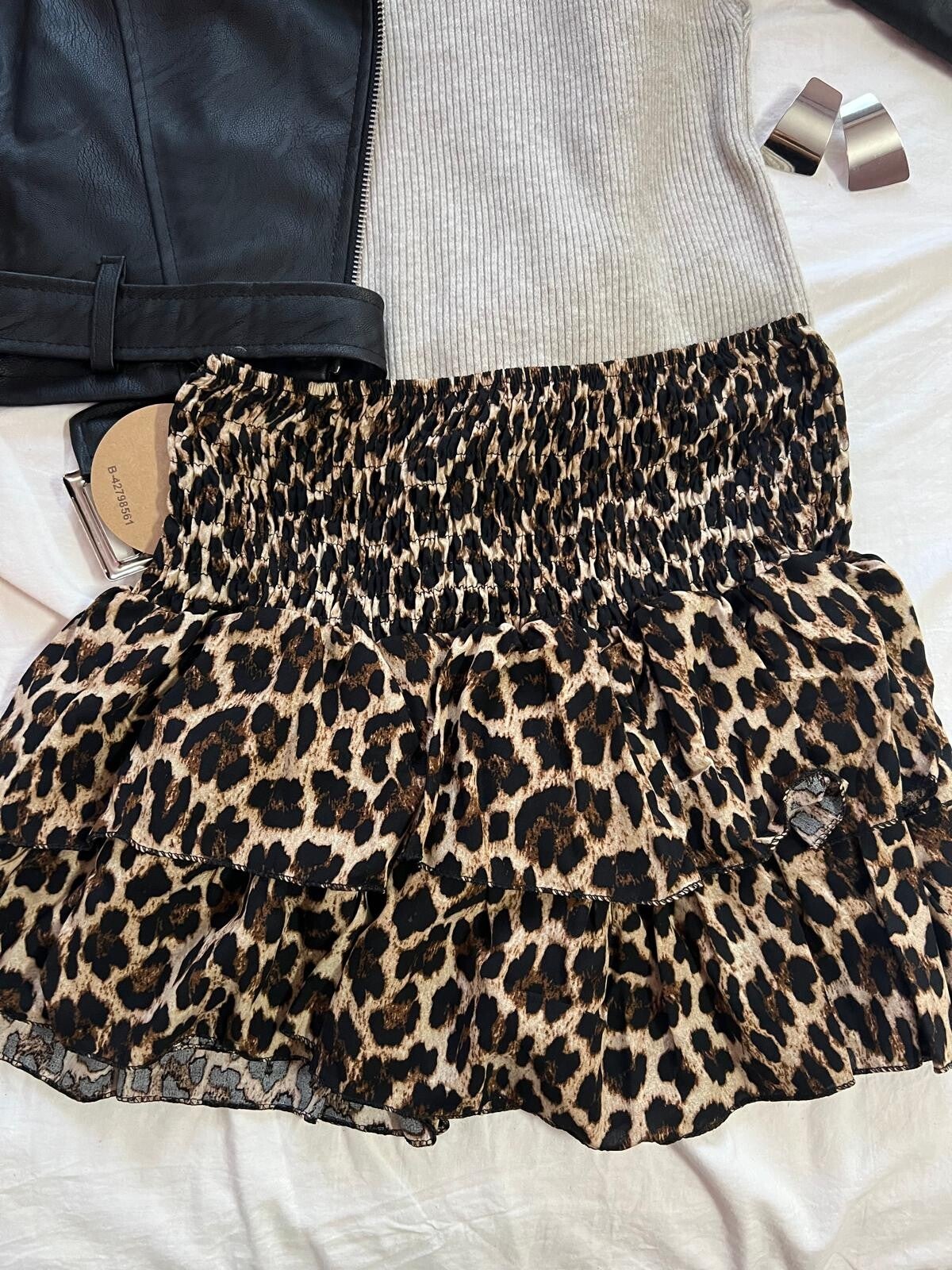 Falda pantalón leopardo