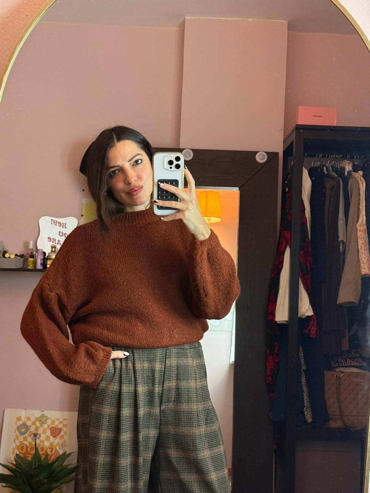 Jersey lana Laura naranja