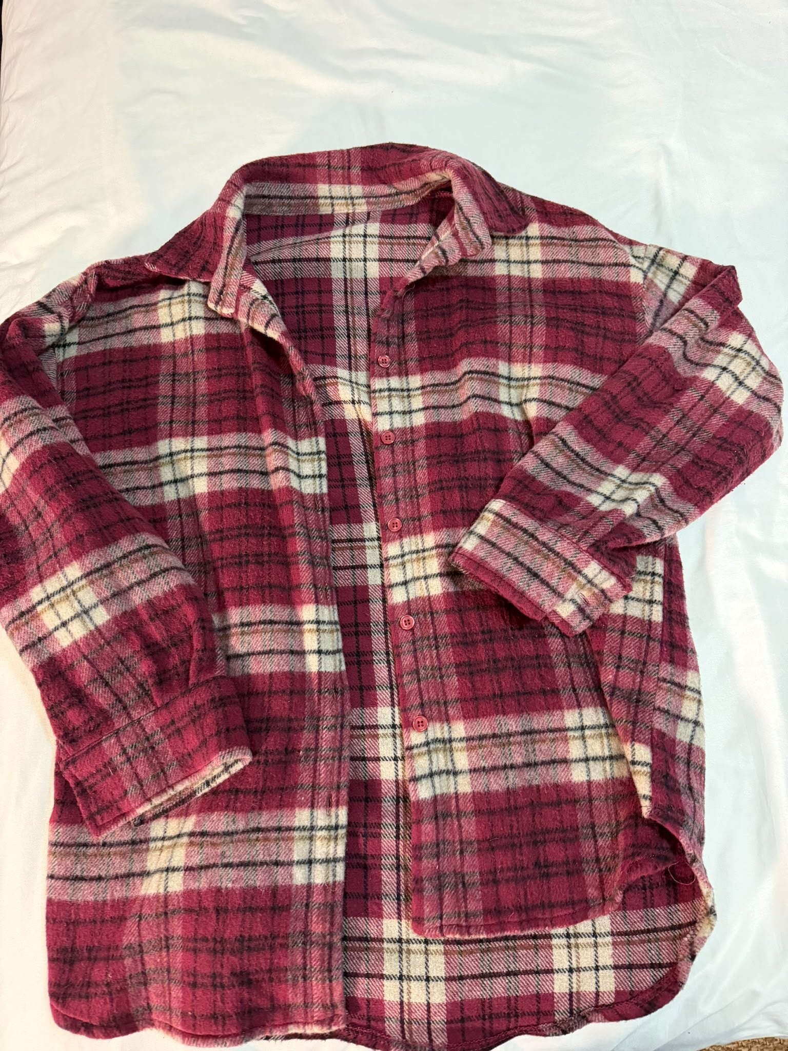 Camisa oversize cuadros