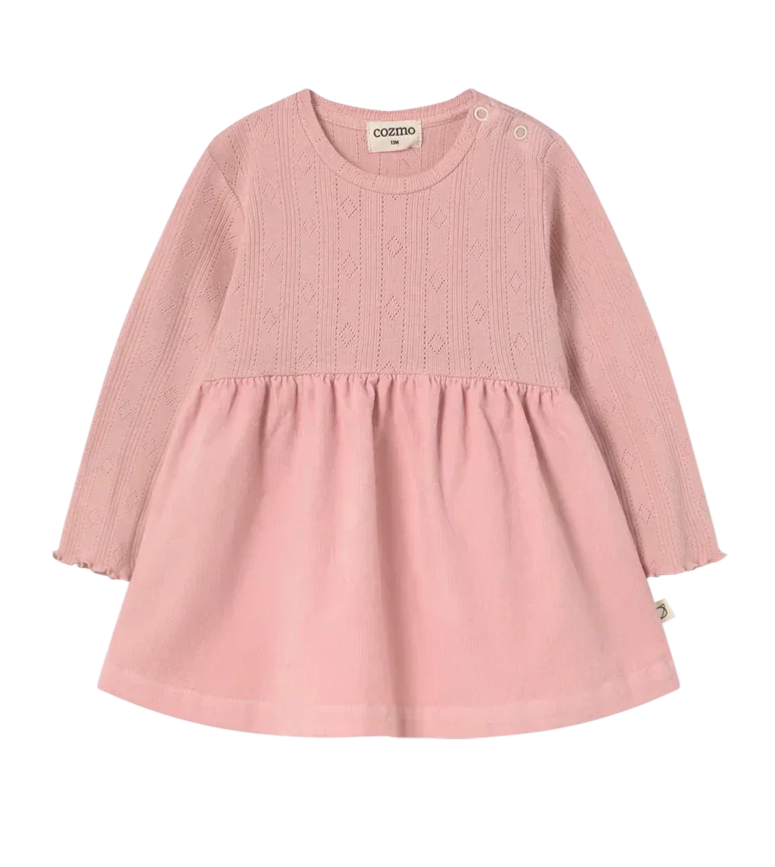 My Little Cozmo Pisa Silver Pink baby Jurk - The Outlet