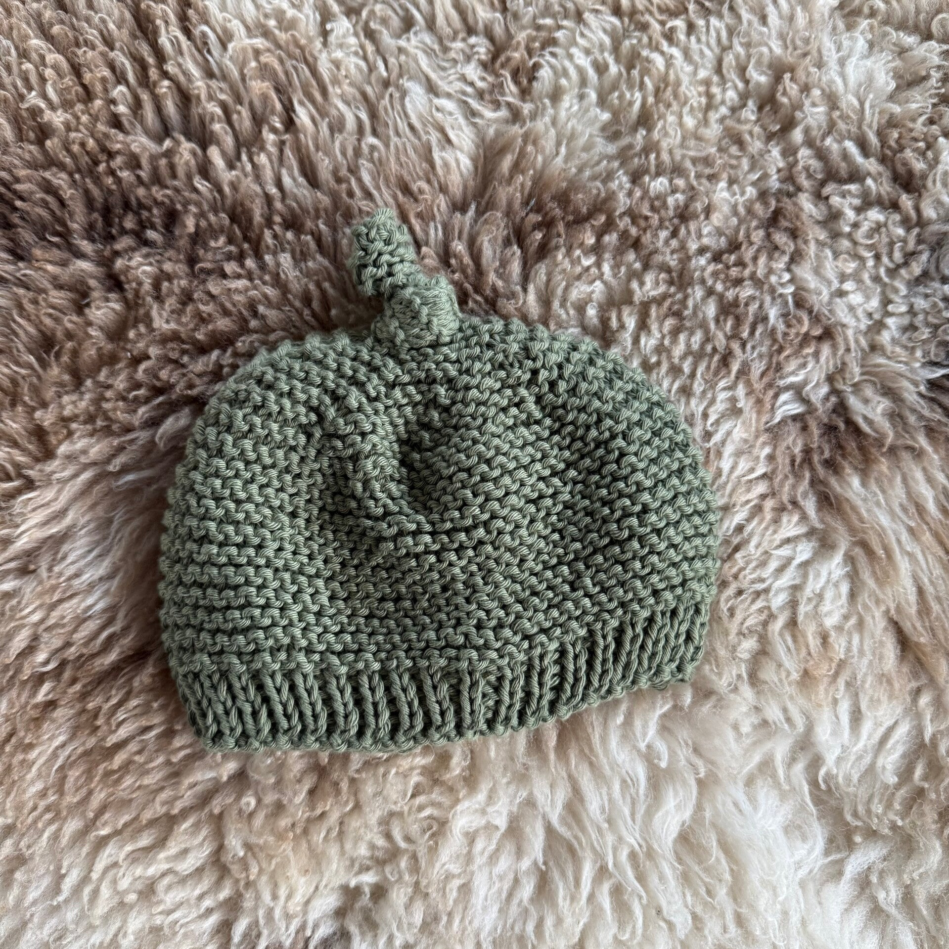 Katoenen muts | Groen