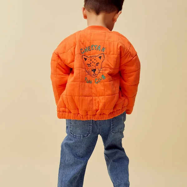 Sproet & Sprout Quilted Cheetah Jacket - The Outlet