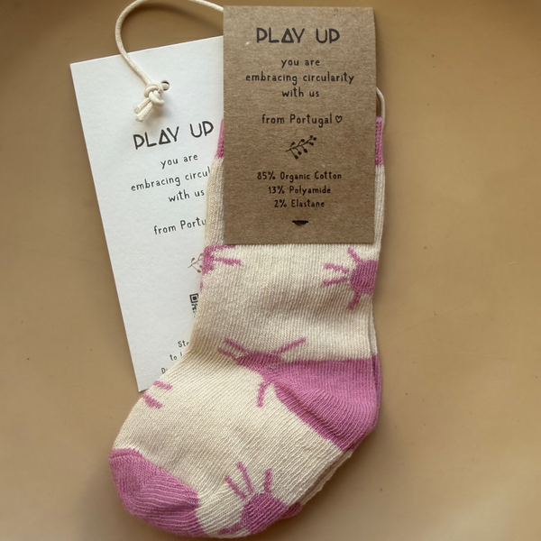 Play Up Baby Sokken Sun Print Paars - The Outlet