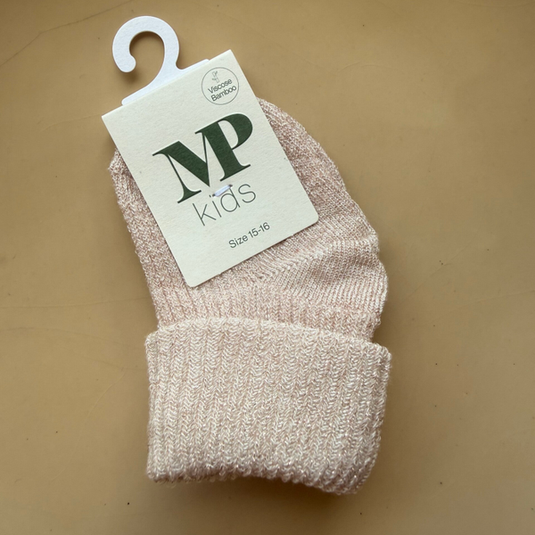 MP Denmark Ida Glitter Sokken Dew Rose - The Outlet