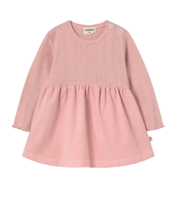 Pisa Silver Pink baby Jurk | My Little Cozmo