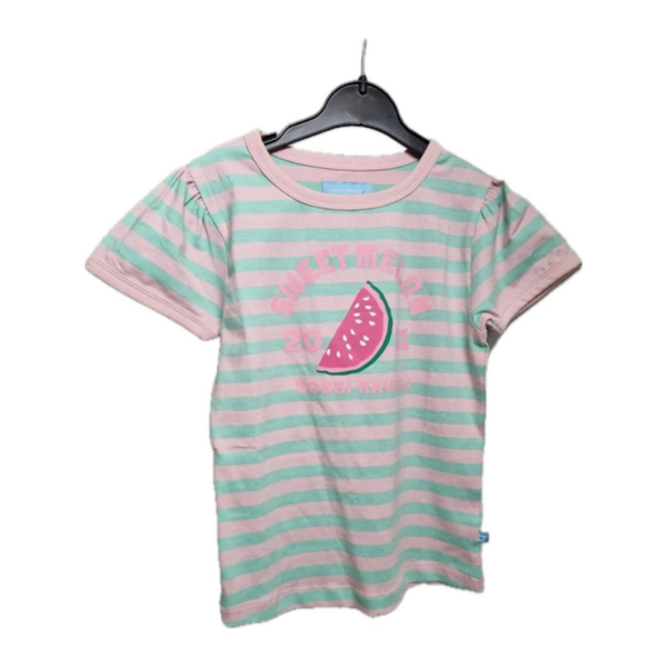 T-shirt | Watermeloen lichtgroen/roze