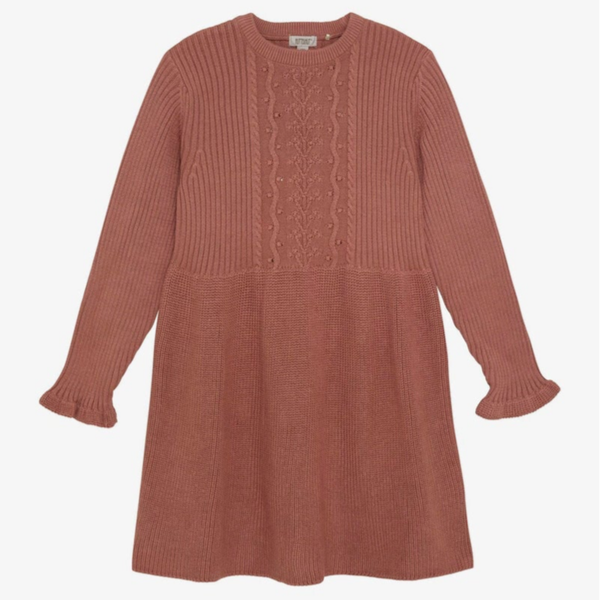 Knit Dress Burlwood | HUTTELiHUT