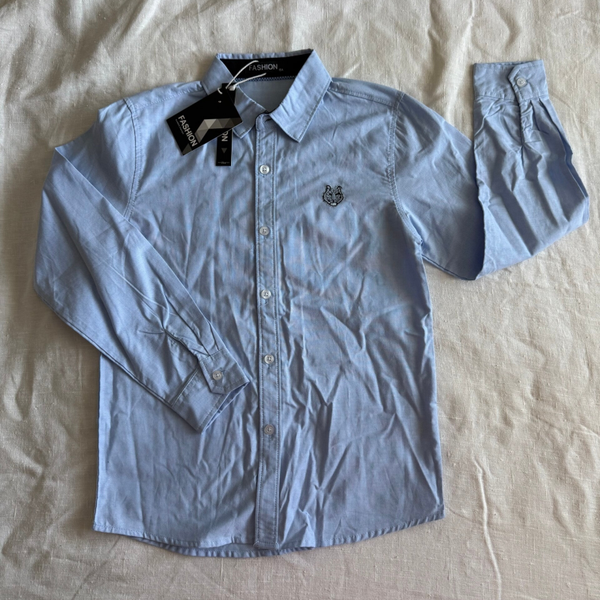 Fashion Blouse Lange Mouw Blauw - The Outlet