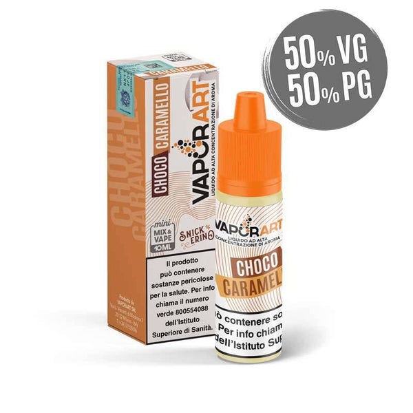 Vaporart Choco Caramello Mix & Vape 10+10ml Aroma Cioccolato Nocciole e Caramello per Sigaretta Elettronica