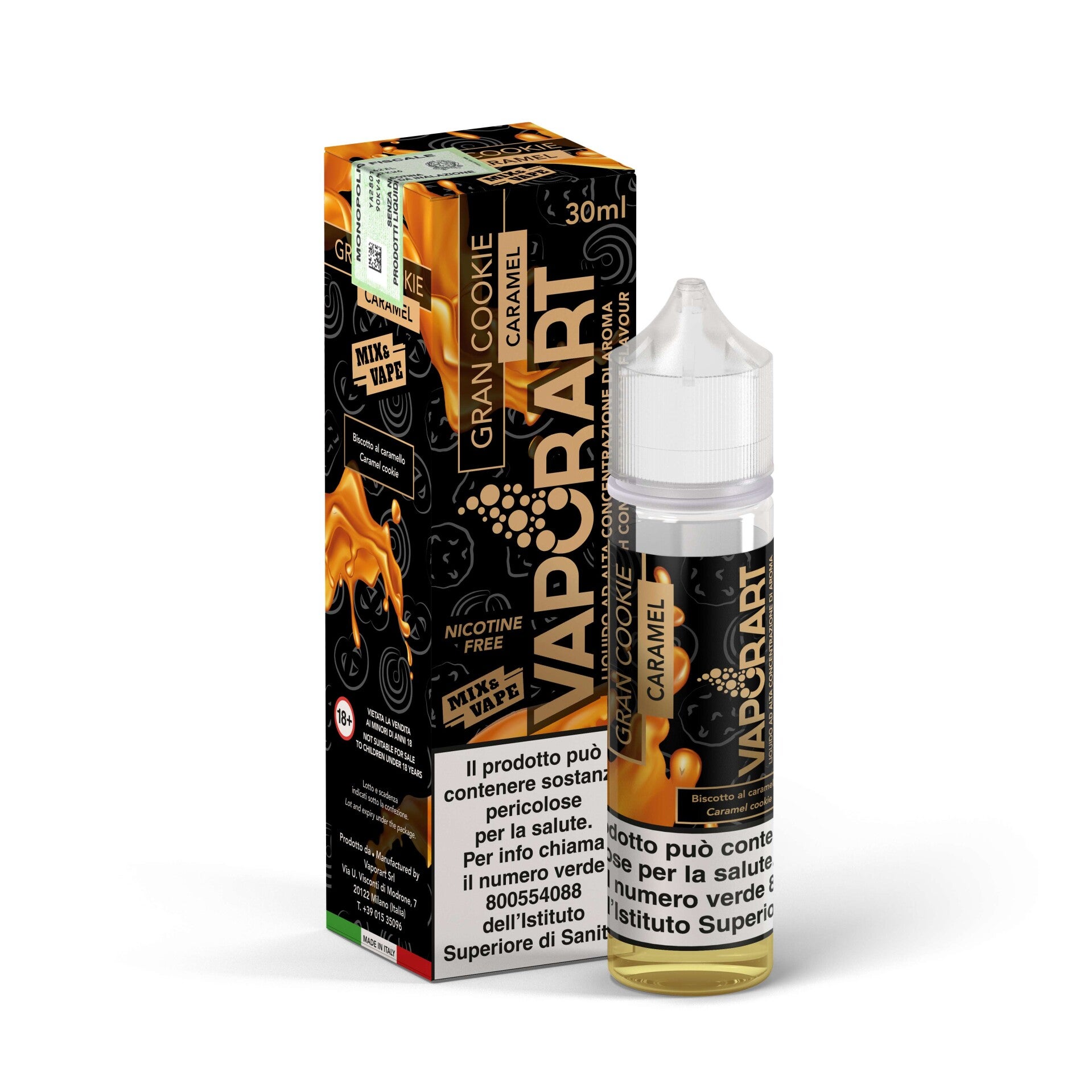 Vaporart Gran Cookie Caramel Liquido 30ml