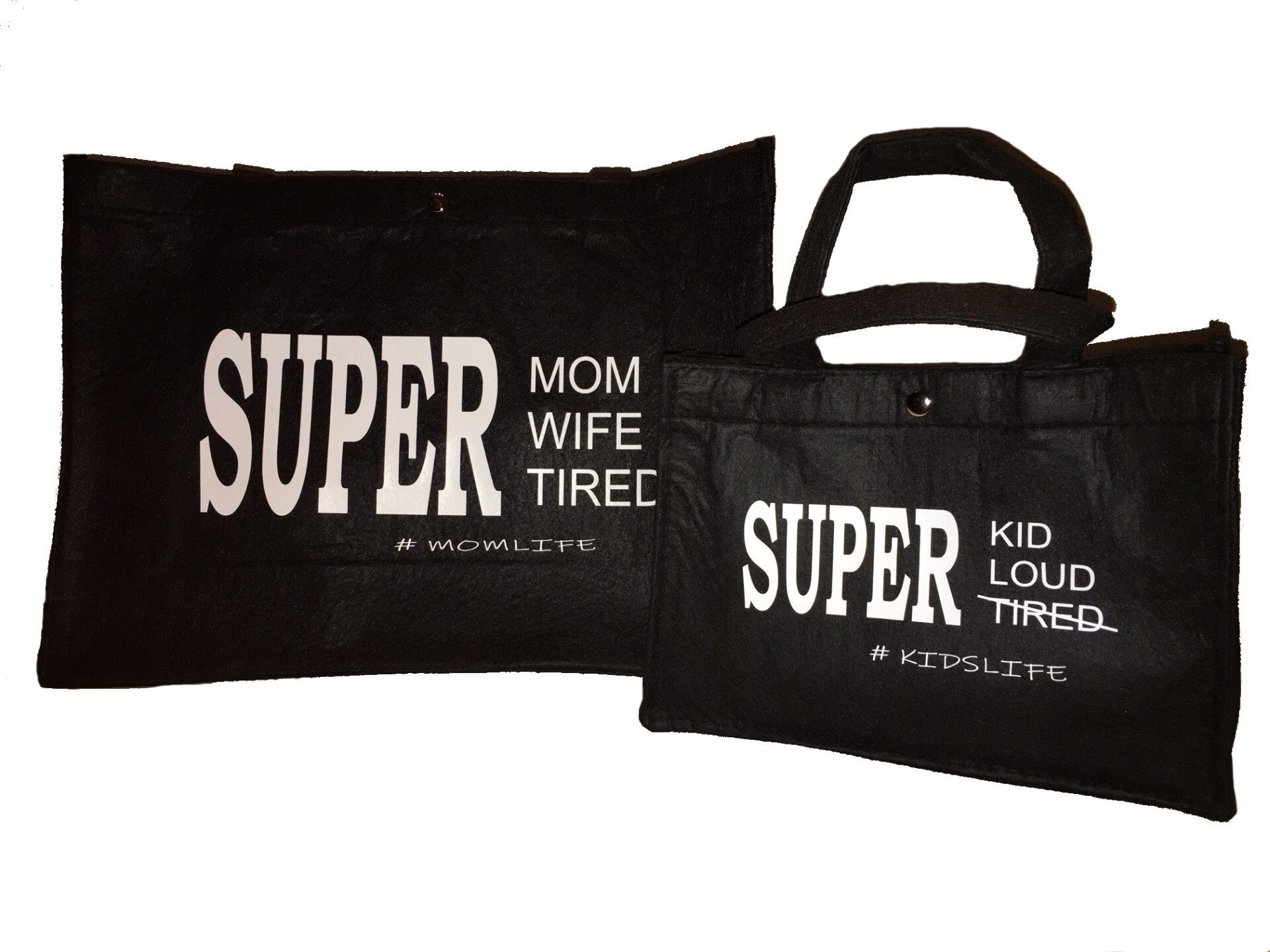 Mama en kind tas