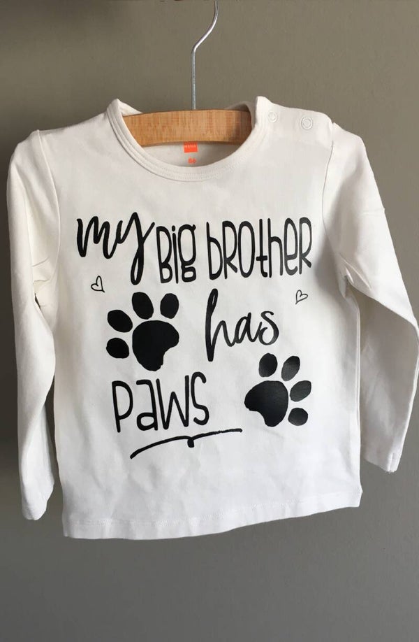 My big brother has paws
