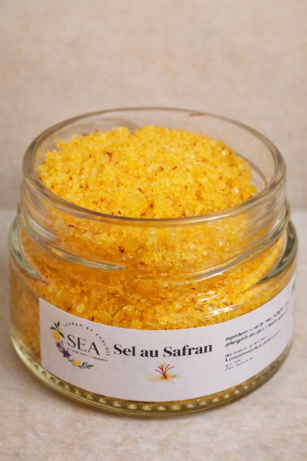Sel au Safran -  Pot 100g
