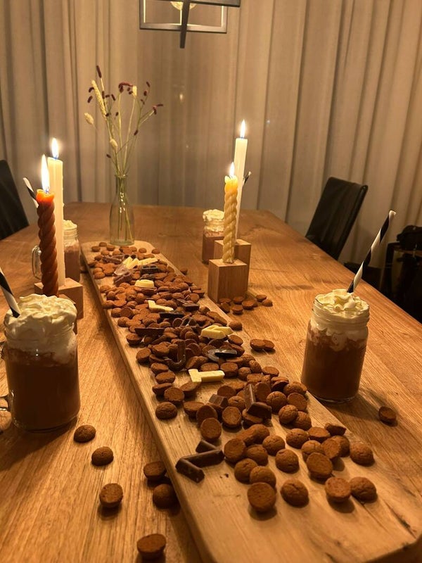 Familie borrelplank 105 cm