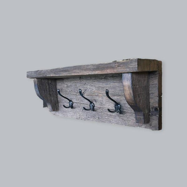 Eikenhouten Wagondelen Kapstok