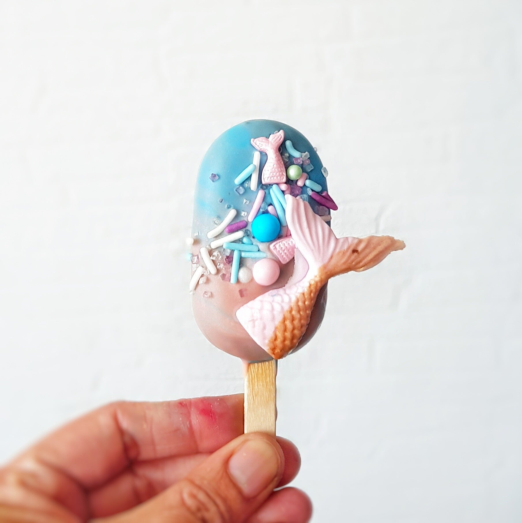 Mermaid's Tail Cakesicle