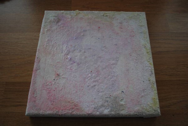 'Haze' Bath Bombs on Canvas 8 x 8 cm. 2023.