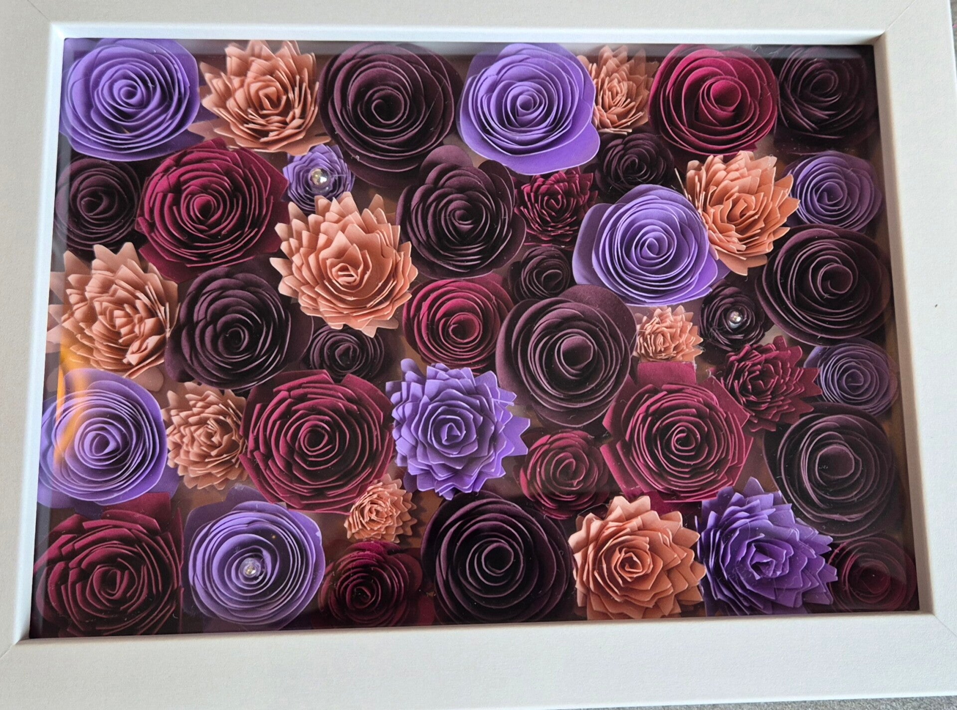 Geboorte bloemenframe