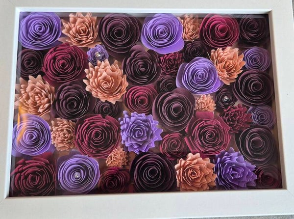 Geboorte bloemenframe