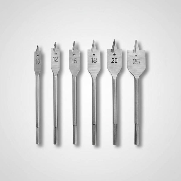 Vlinderboren set van 6 stuks