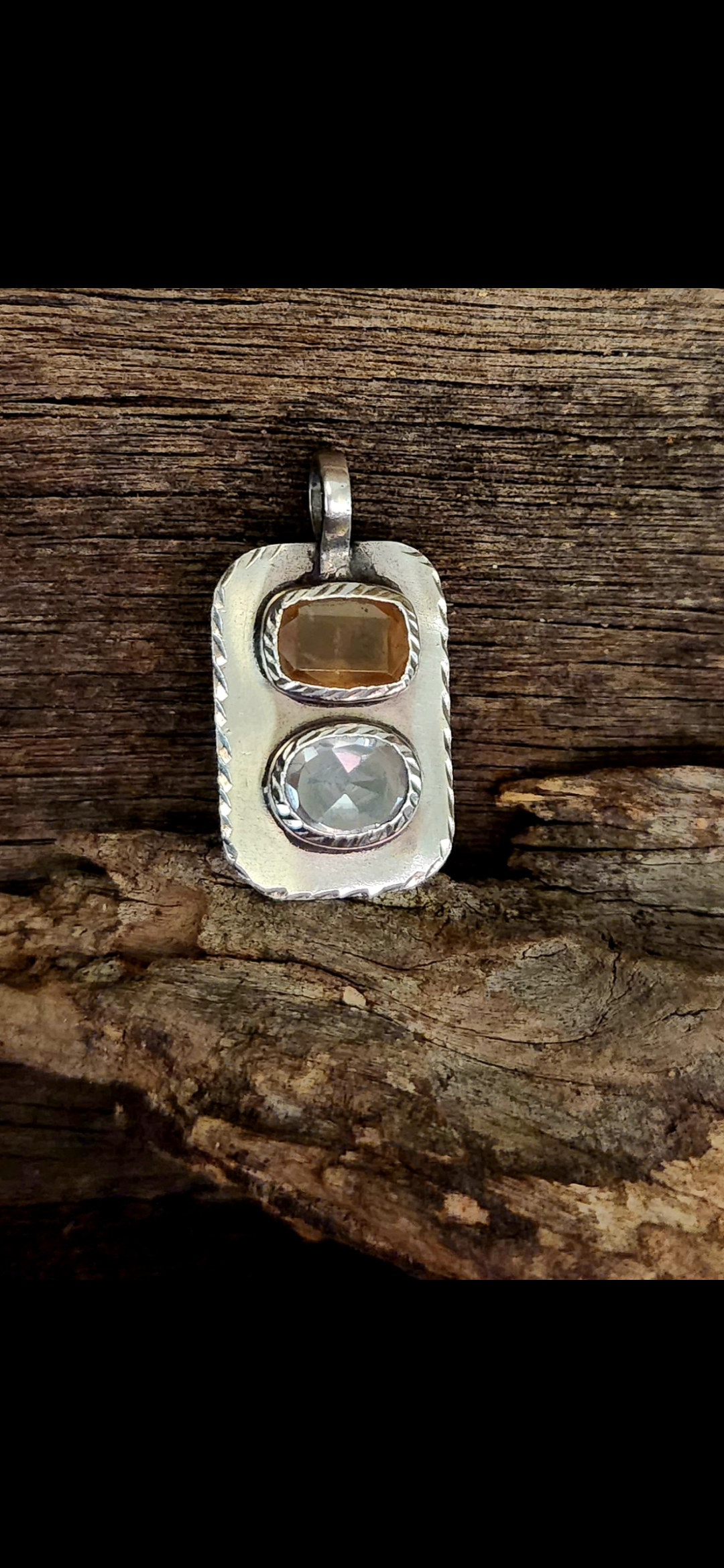 Dual Stone Pendant