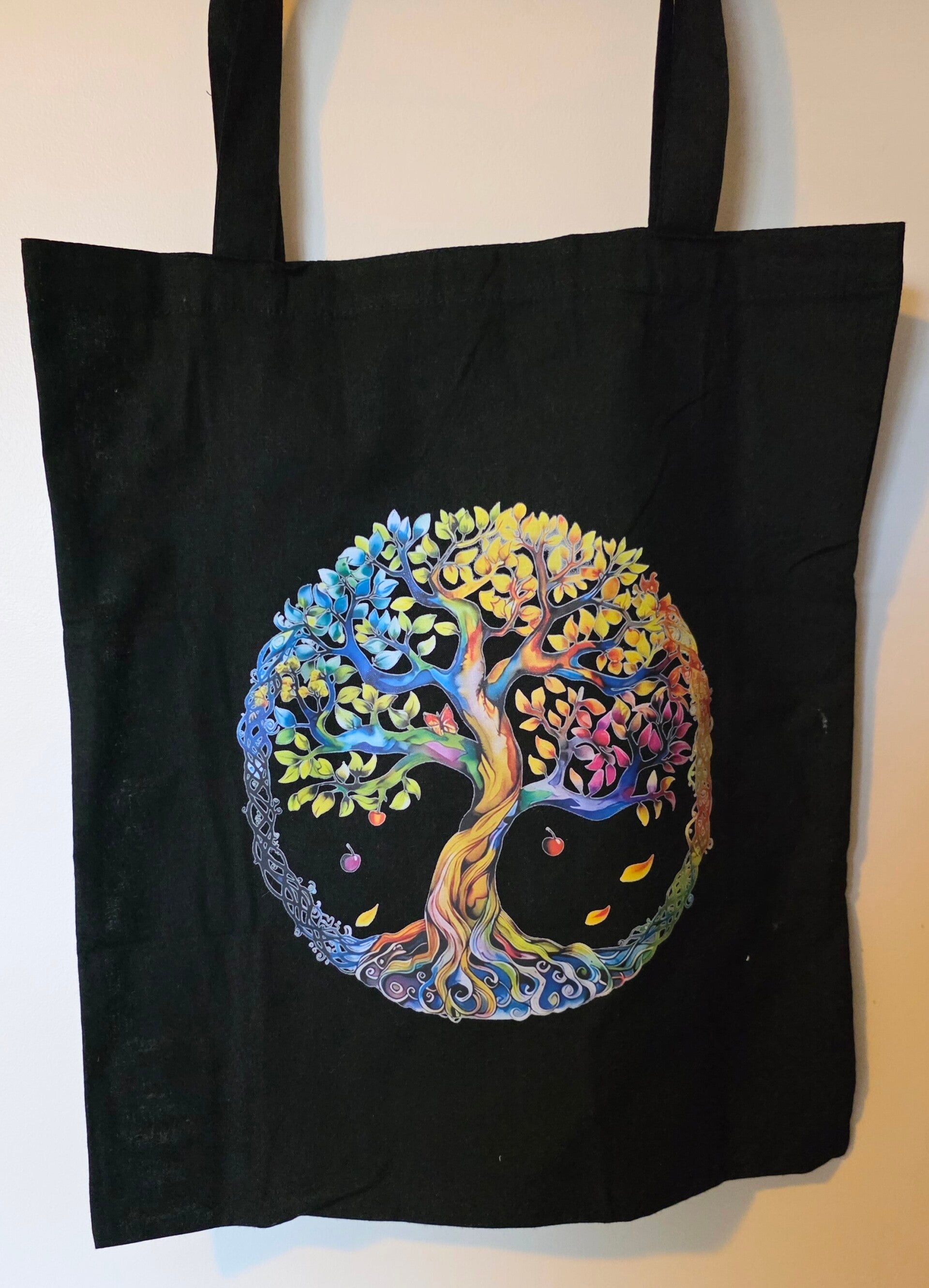 Black Tote tree of life