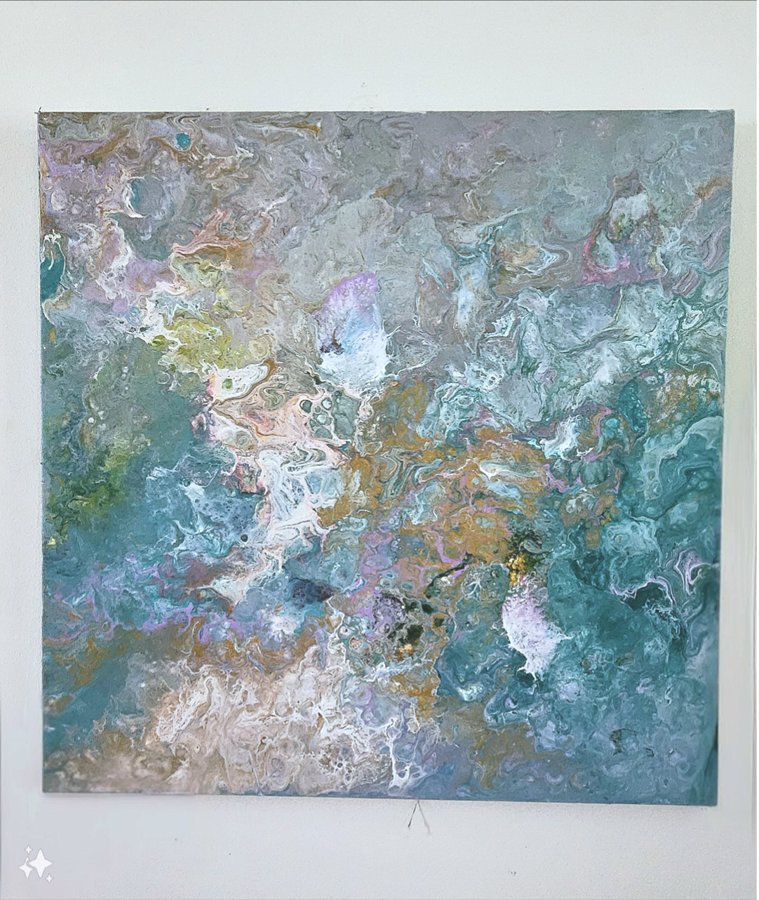 Ocean Flow Abstract Art