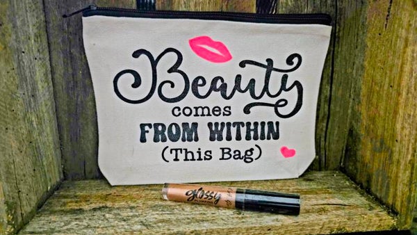 Beauty Comes From Within – Zipper Pouch