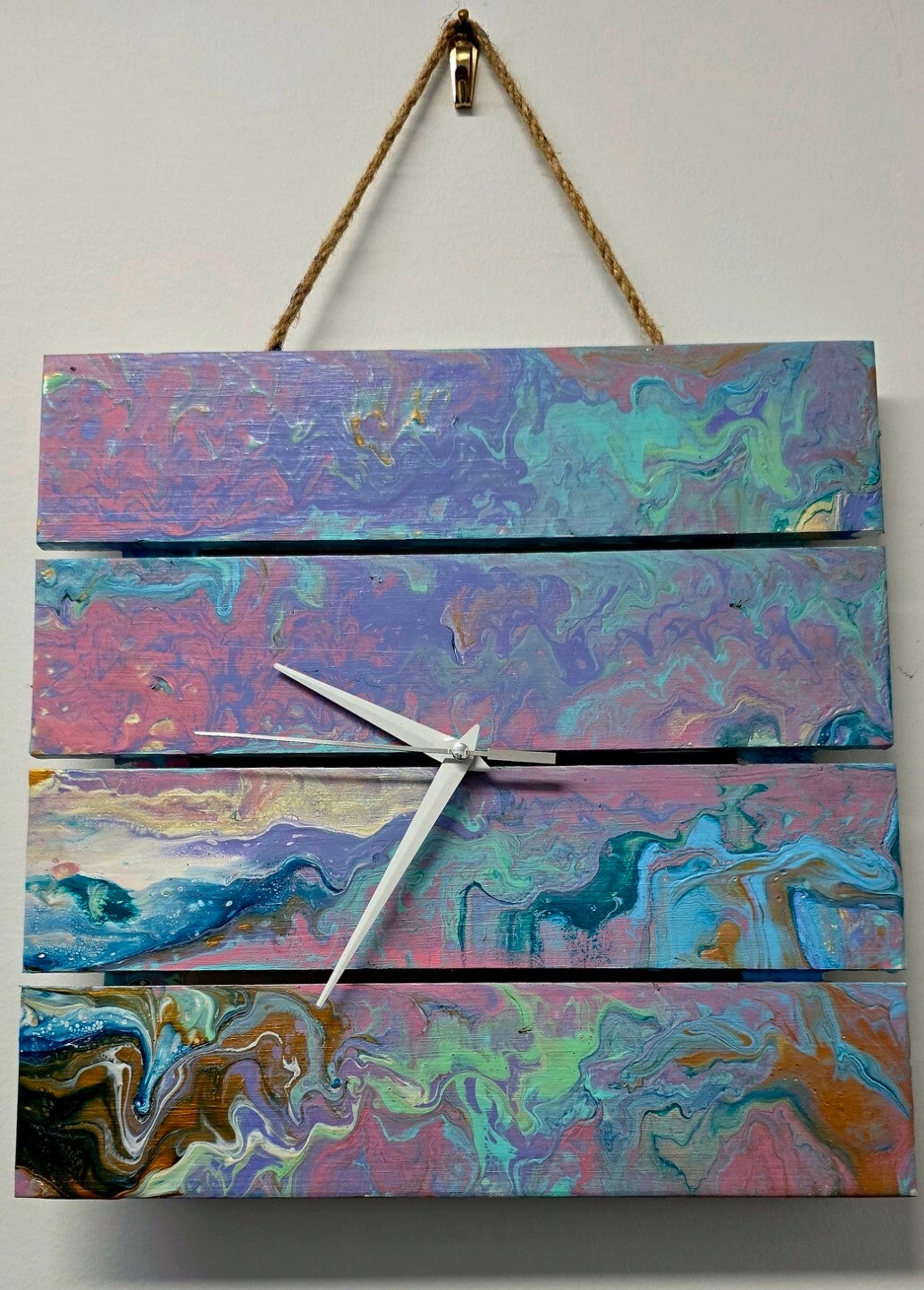 Abstract Art Clock