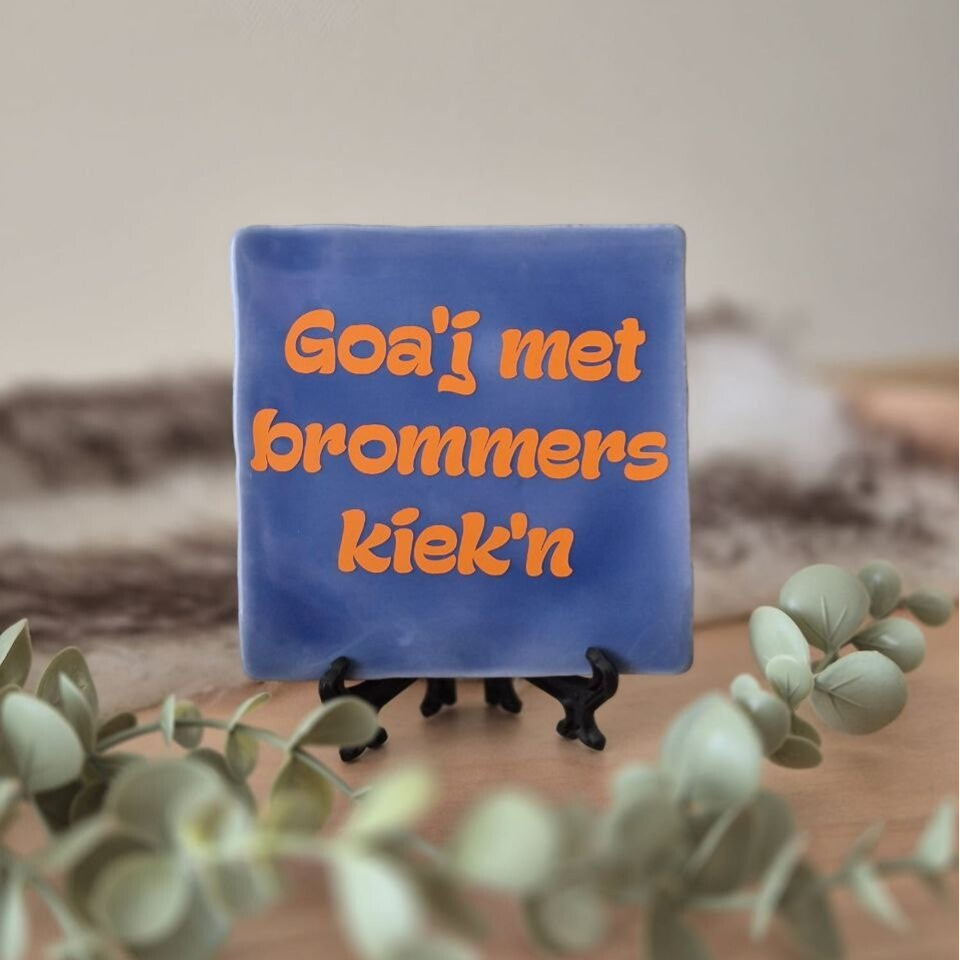 Tegeltje - Brommers kiekn