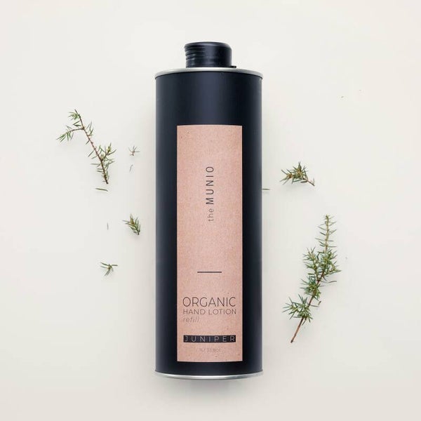 Jeneverbes organische hand lotion navulling "1 liter"
