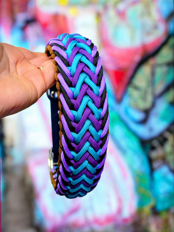 XL DEEP collier chien paracorde