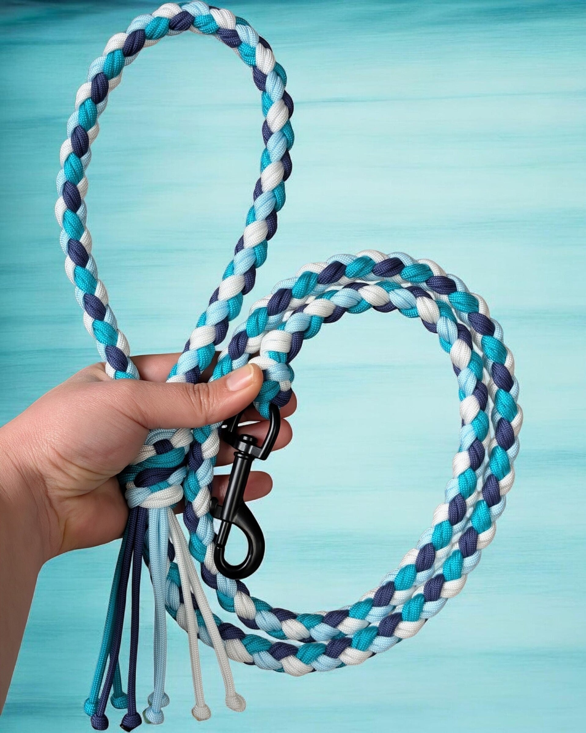 BLUE laisse chien 1m20 en paracorde