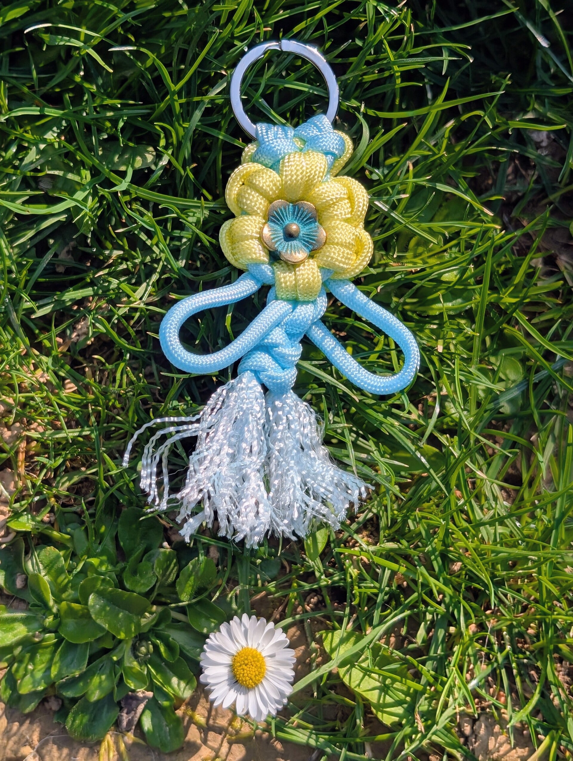 Porte-clés fleur