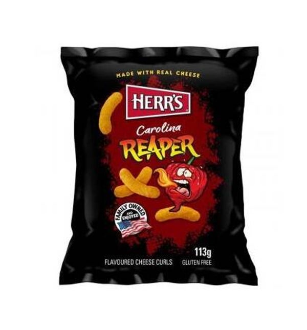 Herr's Carolina Reaper Cheese Curls 113g