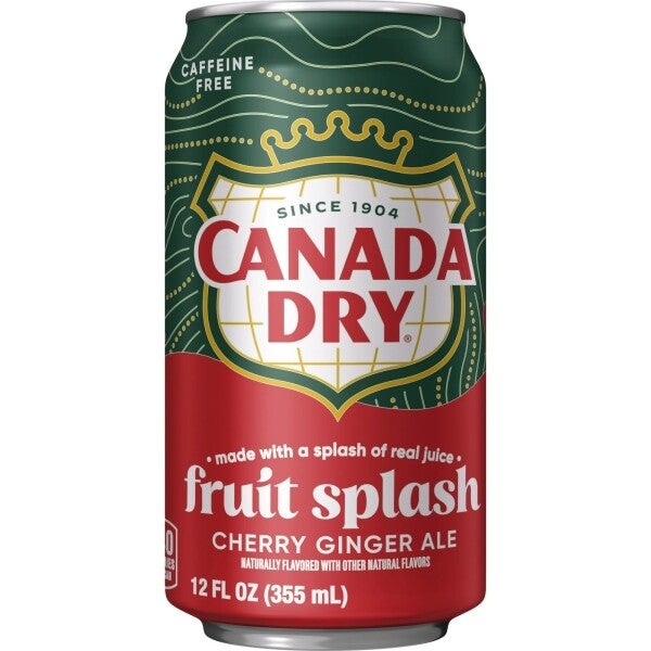Canada Dry Fruit Splash Cherry Ginger 355ml