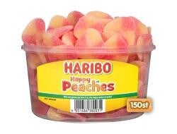 Fruitgum perziken, silo 150 stuks